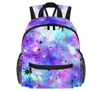 Lightweight Kids Backpack Kindergarten School Bag Child Rucksack Daypack for 3-8 Years Old Astrological Galaxy Print