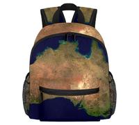 Lightweight Kids Backpack Kindergarten School Bag Child Rucksack Daypack for 3-8 Years Old Australia Continent Map