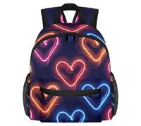 Lightweight Kids Backpack Kindergarten School Bag Child Rucksack Daypack for 3-8 Years Old Color Love Hearts Pattern