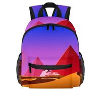 Lightweight Kids Backpack Kindergarten School Bag Child Rucksack Daypack for 3-8 Years Old Egyptian Piramide