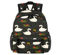 Lightweight Kids Backpack Kindergarten School Bag Child Rucksack Daypack for 3-8 Years Old Elegant Swans Lake