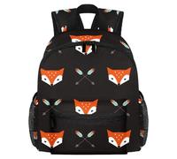 Lightweight Kids Backpack Kindergarten School Bag Child Rucksack Daypack for 3-8 Years Old Foxes Arrow Black