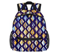 Lightweight Kids Backpack Kindergarten School Bag Child Rucksack Daypack for 3-8 Years Old Geometry Blue