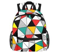 Lightweight Kids Backpack Kindergarten School Bag Child Rucksack Daypack for 3-8 Years Old Geometry