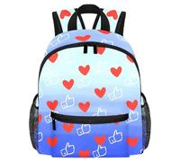 Lightweight Kids Backpack Kindergarten School Bag Child Rucksack Daypack for 3-8 Years Old Hearts Likes
