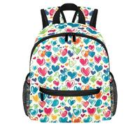 Lightweight Kids Backpack Kindergarten School Bag Child Rucksack Daypack for 3-8 Years Old Hearts Love Patterns