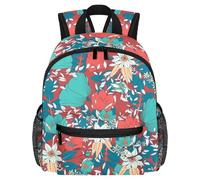 Lightweight Kids Backpack Kindergarten School Bag Child Rucksack Daypack for 3-8 Years Old Japan Floral Vintage