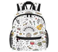 Lightweight Kids Backpack Kindergarten School Bag Child Rucksack Daypack for 3-8 Years Old Musical Instruments Violin