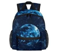 Lightweight Kids Backpack Kindergarten School Bag Child Rucksack Daypack for 3-8 Years Old Night Sky Dark Planet Pattern