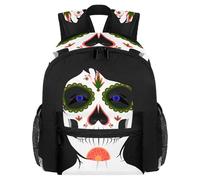 Lightweight Kids Backpack Kindergarten School Bag Child Rucksack Daypack for 3-8 Years Old Santa Day of the Dead