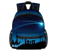 Lightweight Kids Backpack Kindergarten School Bag Child Rucksack Daypack for 3-8 Years Old Silhouette 3 Wise Kings Manger