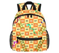 Lightweight Kids Backpack Kindergarten School Bag Child Rucksack Daypack for 3-8 Years Old Snakes Ladders Game