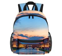 Lightweight Kids Backpack Kindergarten School Bag Child Rucksack Daypack for 3-8 Years Old Sunset over Florence Italy