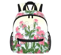 Lightweight Kids Backpack Kindergarten School Bag Child Rucksack Daypack for 3-8 Years Old Sweet Pea Flowers