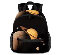 Lightweight Kids Backpack Kindergarten School Bag Child Rucksack Daypack for 3-8 Years Old Universe Saturn Space
