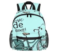 Lightweight Kids Backpack Kindergarten School Bag Child Rucksack Daypack for 3-8 Years Old Vintage I Love Ride My Bike