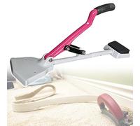 Lightweight Kneeless Carpet Stretcher, Multi-Purpose Manual Kicker with Soft Rubber Handle, Padded Base, Professional Floor Laying Fitting Tool for New Installation