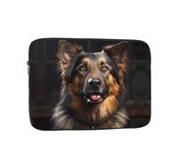 Lightweight Laptop Bag German Shepherd Printed Shockproof Protective Case Suitable For Office And Travel 10 inch