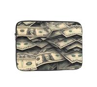 Lightweight Laptop Bag lots of dollars Printed Shockproof Protective Case Suitable For Office And Travel 13 inch