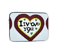 Lightweight Laptop Bag Love confessions Printed Shockproof Protective Case Suitable For Office And Travel 13 inch