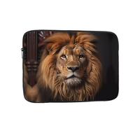 Lightweight Laptop Bag The Lion's Gaze Printed Shockproof Protective Case Suitable For Office And Travel 10 inch