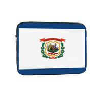 Lightweight Laptop Bag West Virginia Flag Printed Shockproof Protective Case Suitable For Office And Travel 15 inch