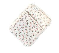 Lightweight Laptop Bag with Multiple Pockets Floral Design Water-Resistant for 10-11Inch 13.3in Devices Laptop Sleeve Fabric