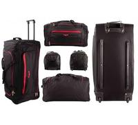 Lightweight Large Holdall with Wheels - Roller Bag | Durable Stress Tested Skate Wheels | Trolley & Grab Carry Options | Travel Wheeled Duffle Bag