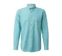 Lightweight Long Sleeve Shirt with Buttoned Collar s.Oliver Turquoise 2XL