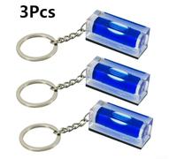 Lightweight Magnetic Bubble Level 3pcs for Tools(blue) | High transparency acrylic, for crystal-clear bubble view, precise reading, for durable ABS frame, yellow red colors
