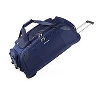 Lightweight Medium 26" Navy Holdall with Wheels - 78L Pierre Cardin Duffle | Wheeled Duffel Bag - 26-Inch Rolling Travel Holdalls on Wheel's for Men and Women - Soft & Durable Suitcase Alternative