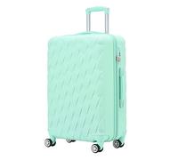 Lightweight Medium Hard Shell Suitcase | PC+ABS | Checked in Luggage | 4 Spinner Wheels - Medium 24" (Green, 24)