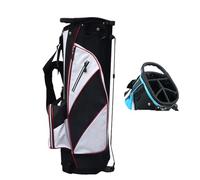Lightweight Mens Golf Bag| Club Bags,6 soft partition layers,organizer divider Top Stand,for A Few Clubs Driving Range（Green）(White)