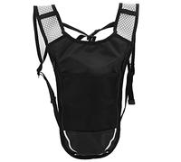 Lightweight Mesh and Nylon Hydration Backpack, Reflective Night Safety Design, Adjustable Straps, Two Layer Pocket for Cycling Running Camping