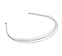 Lightweight Metal Hairband Korean Charm Hair Hoop Thin Design Headgear For Women Comfortable Daily Use Nonslip Fit