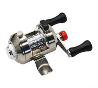 Lightweight Metal Mini Fishing Reel for Ice and Sea Use, Baitcasting Reel with Smooth Line Control, 2+1 Ball Bearings, and Ergonomic Handle Suitable for Various Rod Types