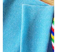 Lightweight Metallic Lurex Fabric Stretch Jersey Material - Sparkling Pink Blue Gold Black Glitter - 150cm Wide (Sold by The metre) (Baby Blue)