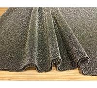 Lightweight Metallic Lurex Fabric Stretch Jersey Material - Sparkling Pink Blue Gold Black Silver Grey Glitter - 150cm Wide (Sold by The metre) (Grey)