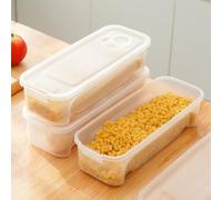 Lightweight Microwave Pasta Cooking Box with Drain Hole for Fast Food Preparation and Storage