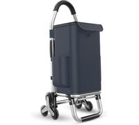Lightweight Mobile Tool Trolley, 6-Wheel Folding Shopping Cart with Removable Stair Climber for Easy Transport and Versatile Use, Perfect for Grocery and Outdoor Activities