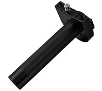 Lightweight Motorcycle Throttle Grip Handlebar Accelerator Twist Grip Featuring CNC Aluminum Construction for Enhanced Riding Experience (Black)