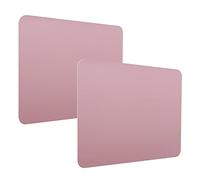Lightweight Mouse Pad,2mm Waterproof and Stain-proof Mouse Pad,PVC Leather Material,Double-Sided Color Mouse Pad,Suitable for Office and Home Gaming Computers(Purple+Pink)