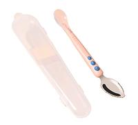 Lightweight Mud Silicone Puree Scrapping Spoons Scraping Practical Fruit Scraper Food Fruits 20.5cm / 8-inch Length Gift Small Silicone Spoons for Eating