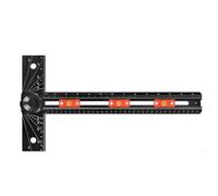 Lightweight Multifunction T-Type Ruler Featuring Hole Locators for Crafting Projects Automatic T Square for Woodworking