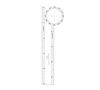 Lightweight Navigation Calculation Plotting Scale for Flight Marine Training Incorporating Electronic Backup Slide Ruler Portable Drafting Ruler