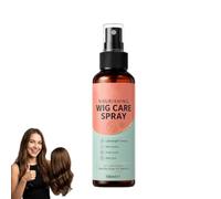 Lightweight No-Rinse Nourishing Wig Spray, Frizz Turns Silky Instantly, Deep Maintenance Wig, Gentle with No Damage Leave-In Conditioner for Synthetic & Human Hair Wigs，1