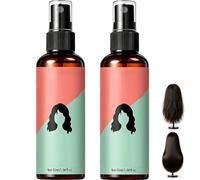 Lightweight No-Rinse Nourishing Wig Spray, Leave-In Conditioner, Frizz Turns Silky Instantly, Non-greasy Formula, Wig Volumizing Spray for Synthetic & Human Hair Wigs (3PCS)