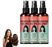 Lightweight No-Rinse Nourishing Wig Spray, Smooth Frizzy Wig Hair, Leave-In Conditioning Spray for Synthetic & Human Hair Wigs, 55ml Daily Wig Care Mist