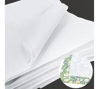Lightweight Nonwoven Iron-on Fusible Interfacing: KINGSOW 100cm Wide - 3Metres White Single-Sided Non-Woven Interlining Iron on Interfacing Fabric