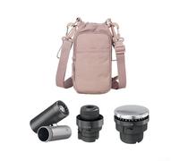 Lightweight Nylon Crossbody Bag for Shark for ChillPill High-Speed Fan, Sling Carrier with Adjustable Strap, Travel Pouch for Hiking Camping and Outdoor(Pink)
